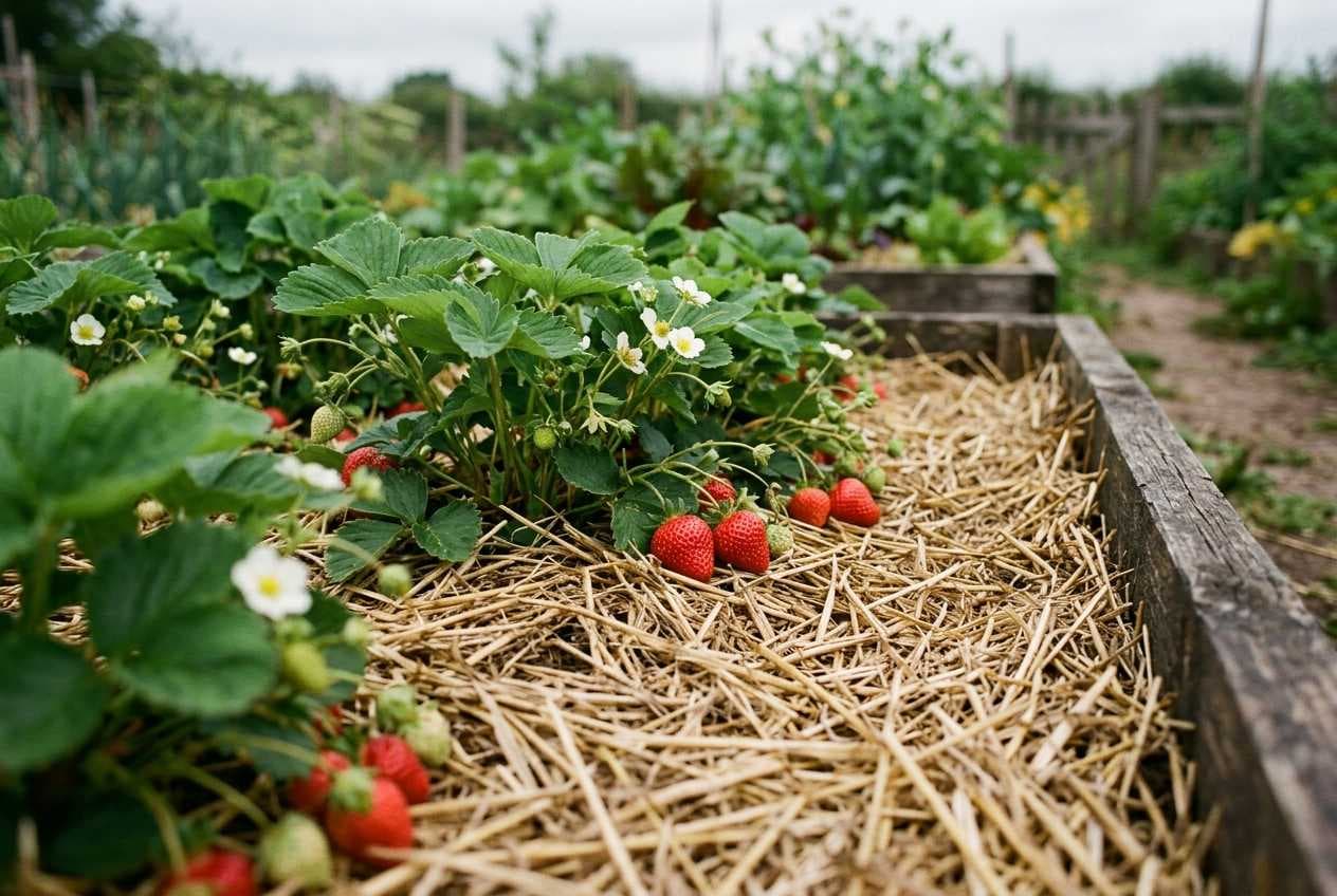 Süße Erdbeeren aus dem eigenen Garten