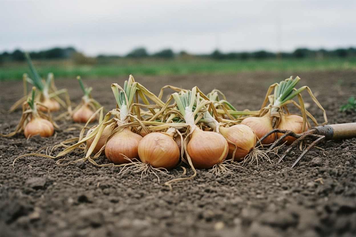 Zwiebeln im Garten: Anbauen, ernten und monatelang lagern
