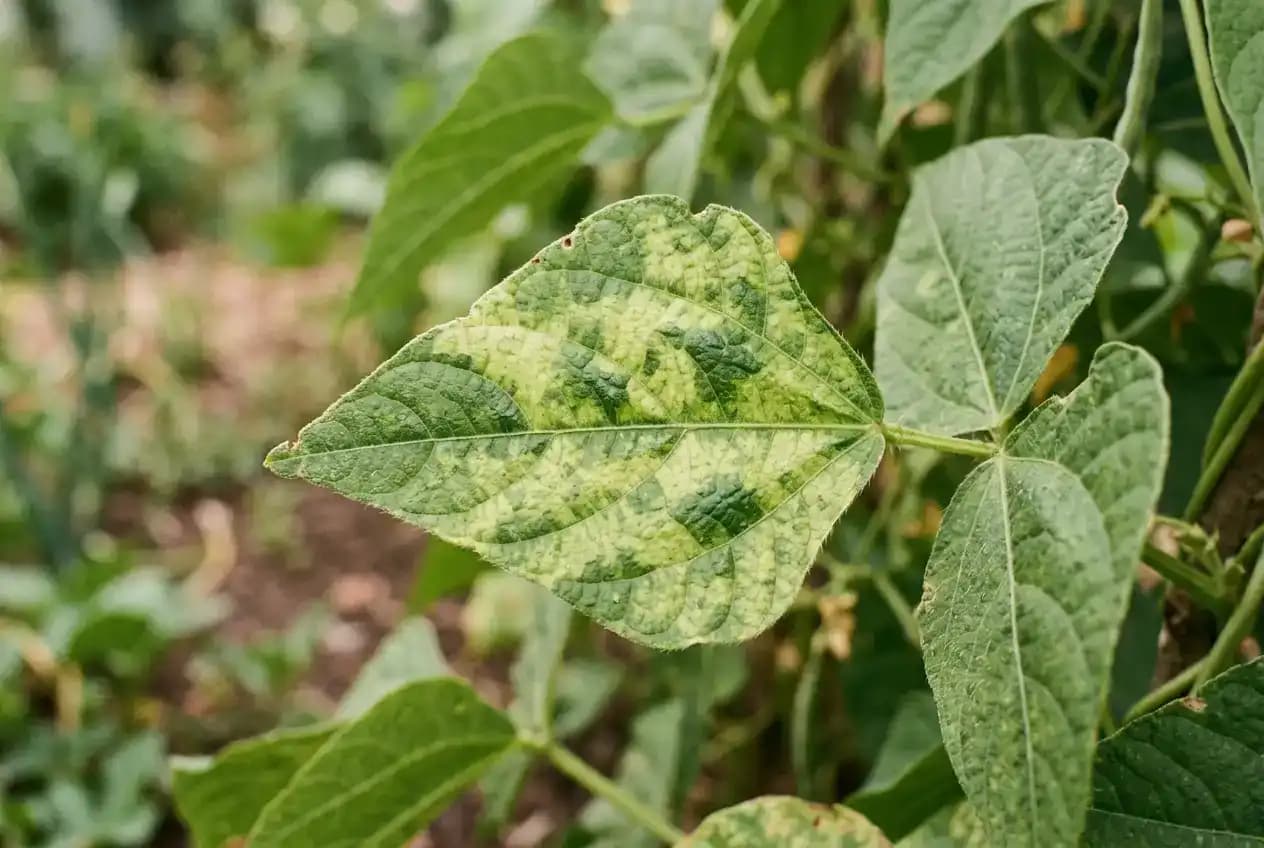 Mosaikvirus bei Bohnen: Symptome, Ursachen und was du jetzt tun kannst