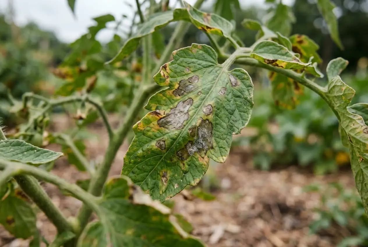 Metallschneckenzaun nach außen abgewinkelt am Rand eines Hochbeets als Schutzmaßnahme gegen Schnecken